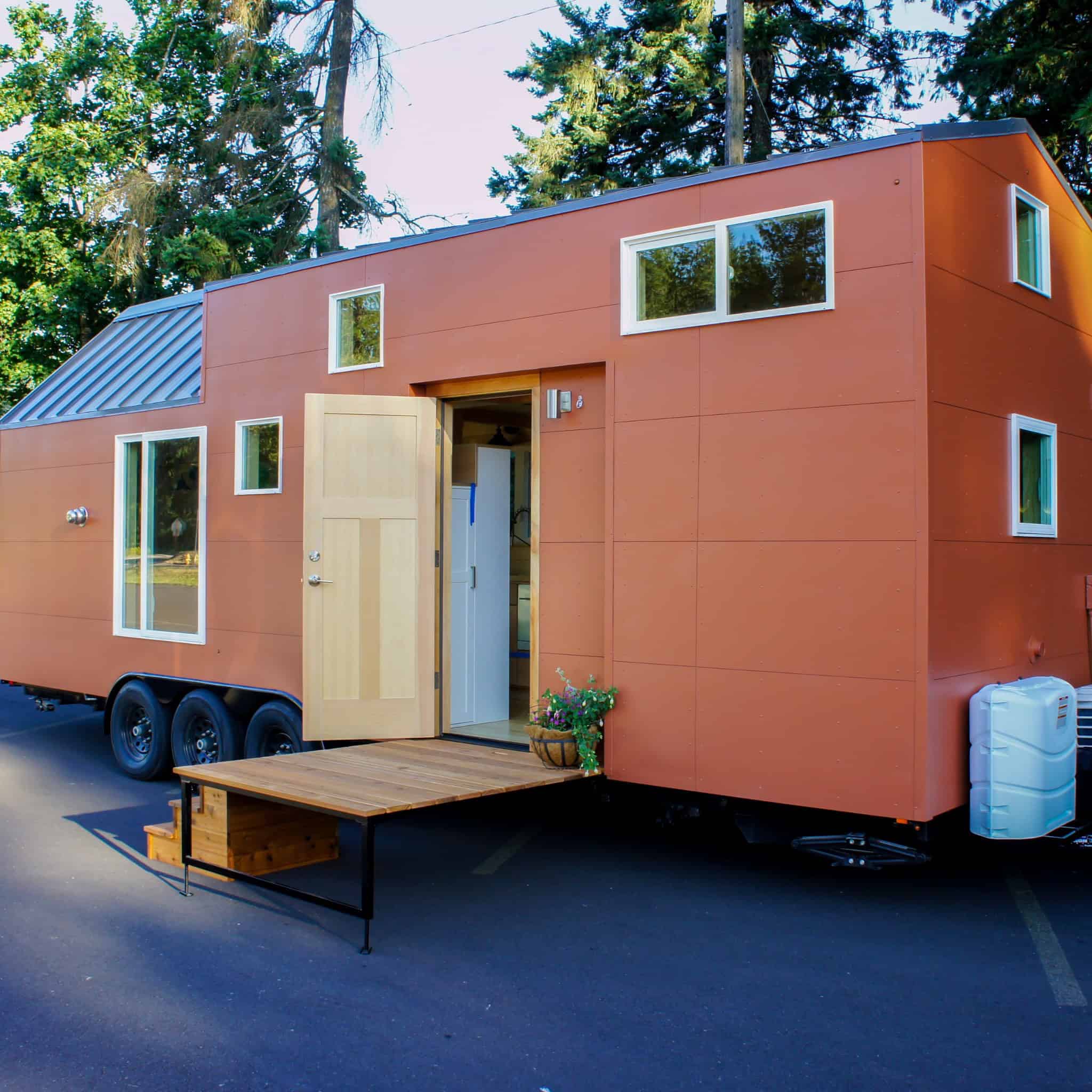 Cozy Tiny Home on Wheels with Modern Design