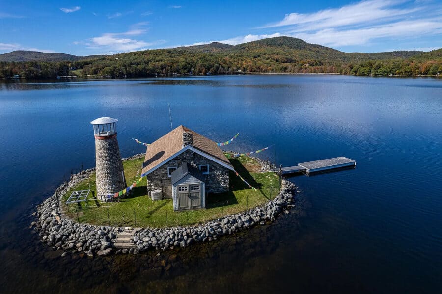 Island, Stone Tiny Home & Lighthouse 88