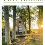 Charming tiny house nestled among trees with sunlight filtering through, showcasing innovative small.