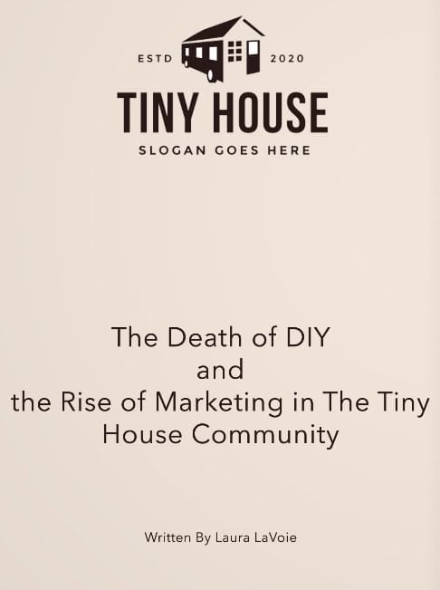 Tiny House interior with compact living features and efficient use of space.