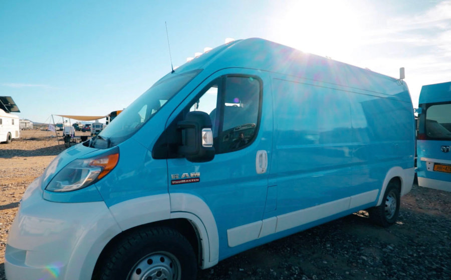 James Air Nomad 2018 Promaster Cargo Van Conversion via Tiny Home Tours YouTube 002