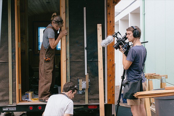 Jeremy_Filming_Small_is_Beautiful_Dee_williams_ben_campbell