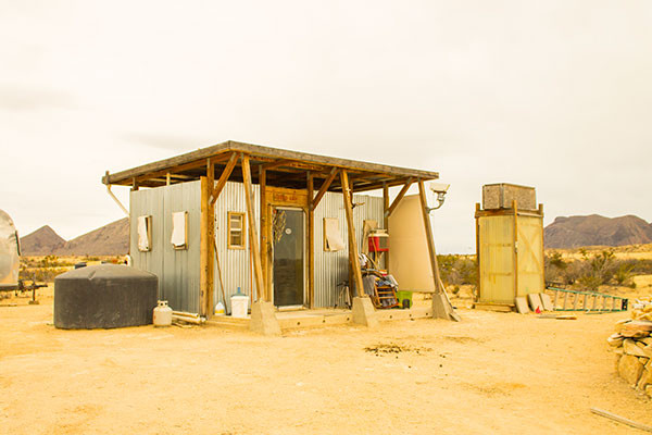 John Wells Off Grid Tiny House Exterior