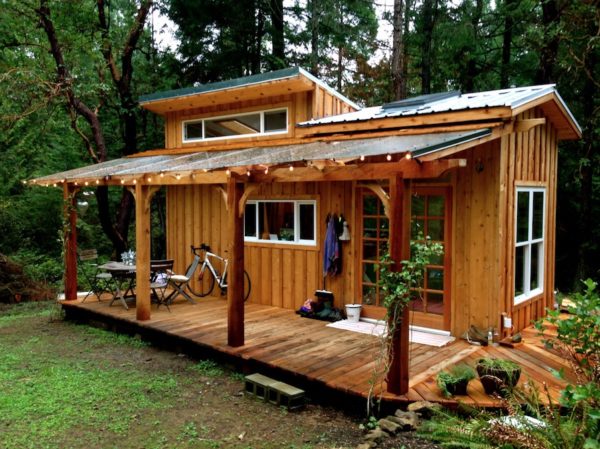 Keva Tiny Cabin on a Foundation Originally Built on a Trailer 001