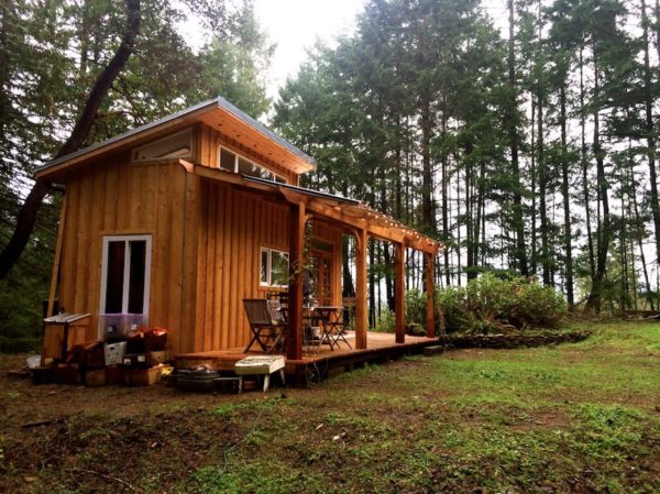 Keva Tiny Cabin on a Foundation Originally Built on a Trailer 0015