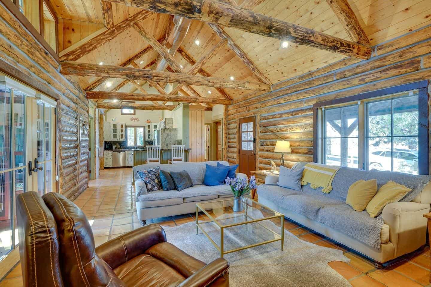 Beautiful view of Rustic Exposed Beams Apartment High End