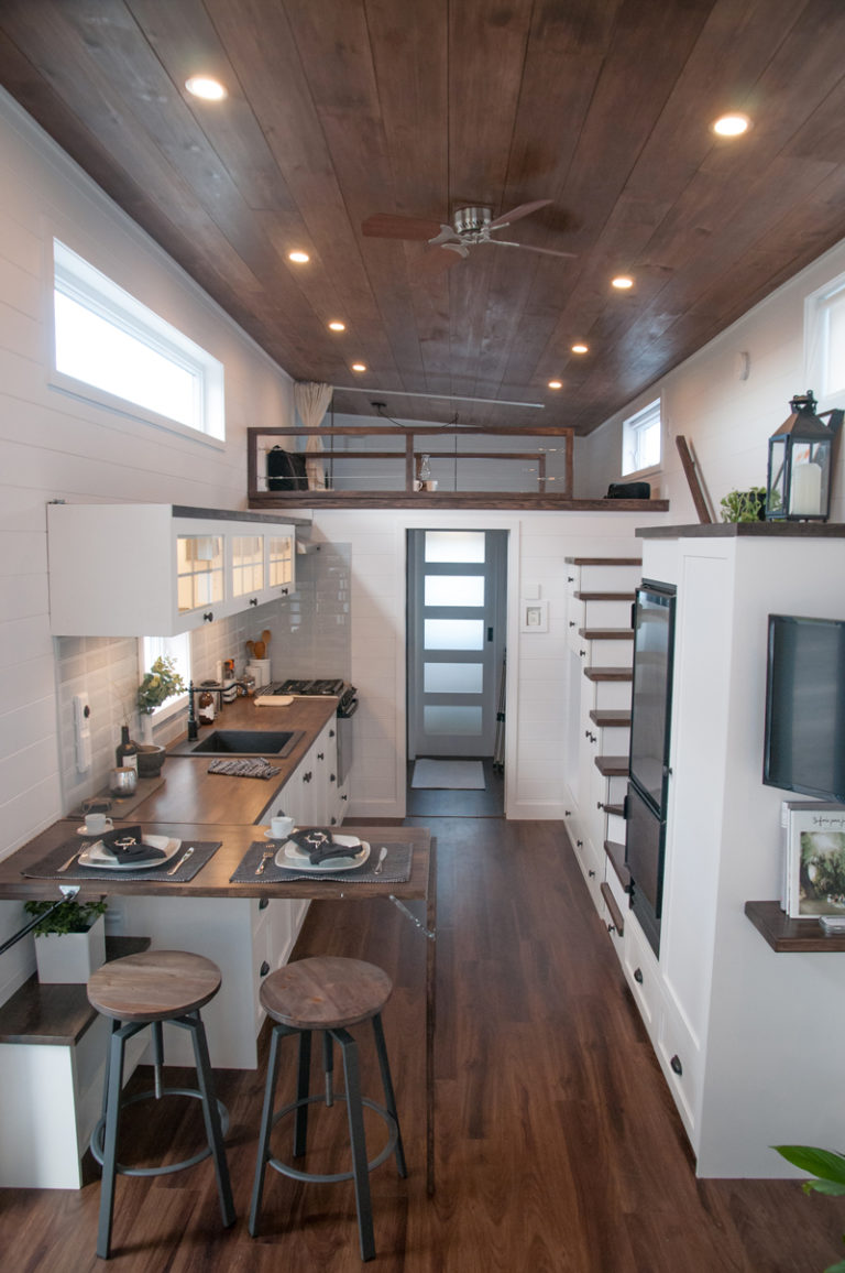 10-Foot Wide Laurier Tiny House with Main Floor Bedroom and More!