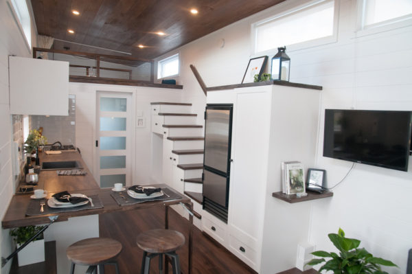 10-Foot Wide Laurier Tiny House with Main Floor Bedroom and More!