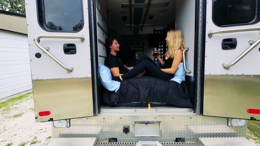 Living Big in a Tiny House Campulance Ambulance Conversion 0022