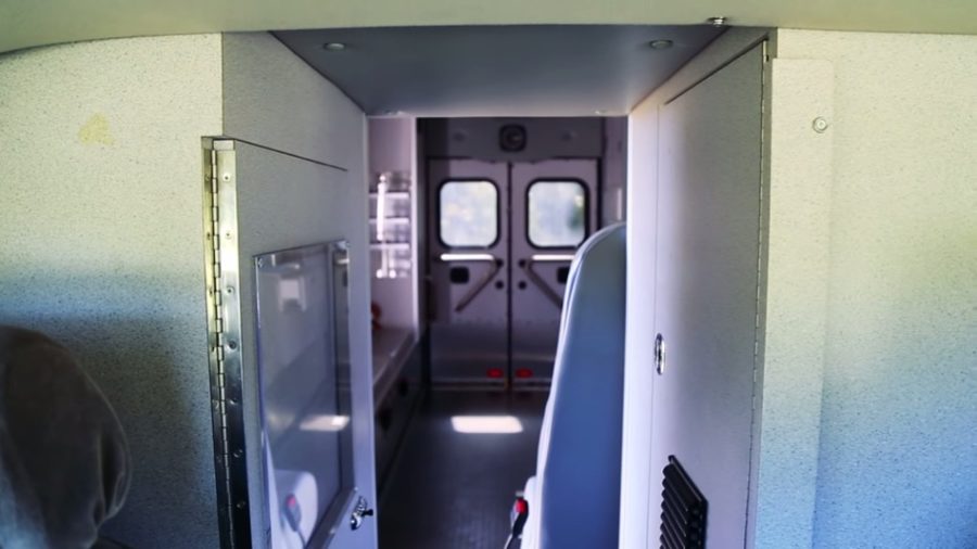Living Big in a Tiny House Campulance Ambulance Conversion 006