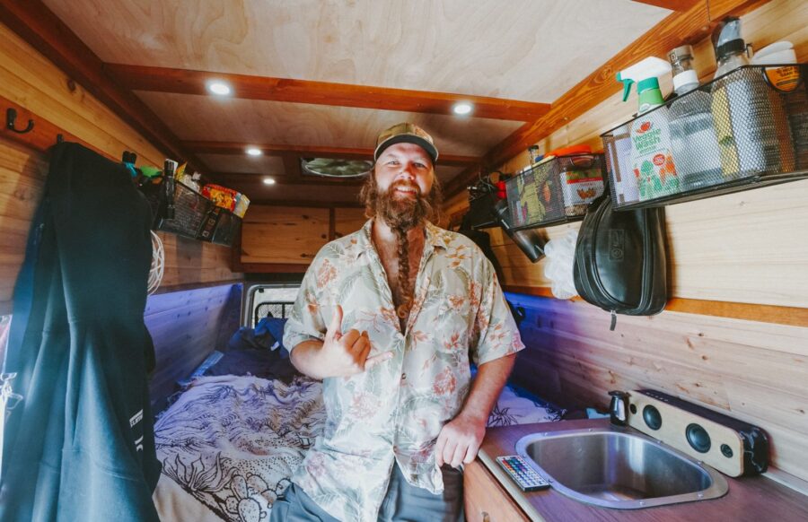 Long-time Tiny House Fan Traveling in Ford Econoline 2