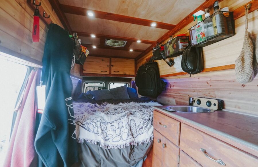 Long-time Tiny House Fan Traveling in Ford Econoline 3