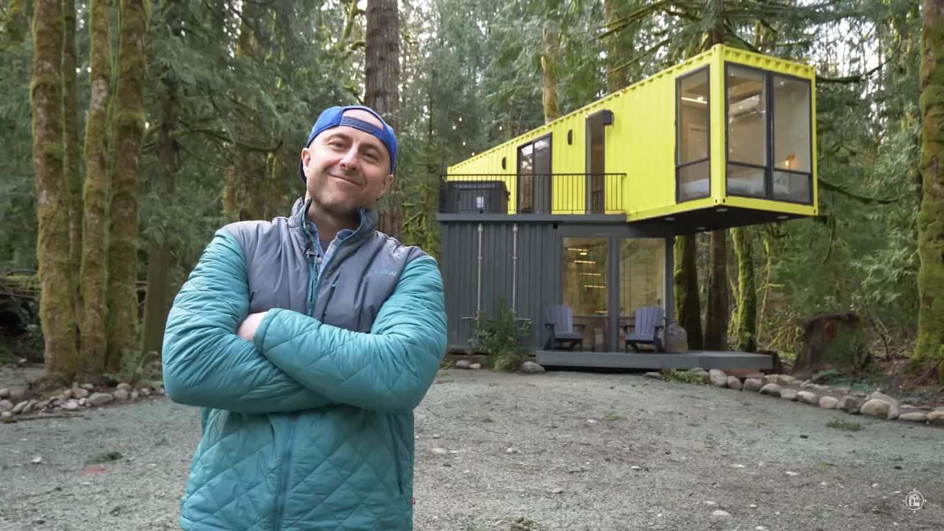 Tiny Container Home in Cascade Mountains