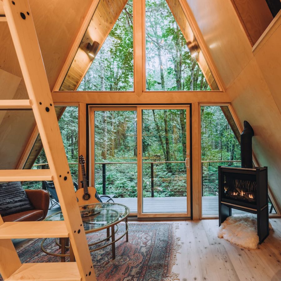 Luxury Treeframe Cabin (Treehouse + Aframe) 17