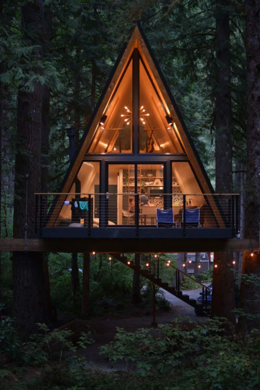 Luxury Treeframe Cabin (Treehouse + Aframe) 18