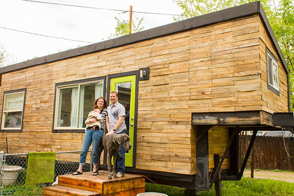 Macy Miller tiny house family