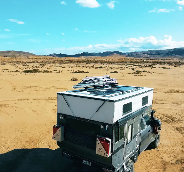 Couple’s 4×4 Truck Camper Tiny House