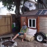 Man Simplifies into Off-Grid Micro Cabin Life in California 001