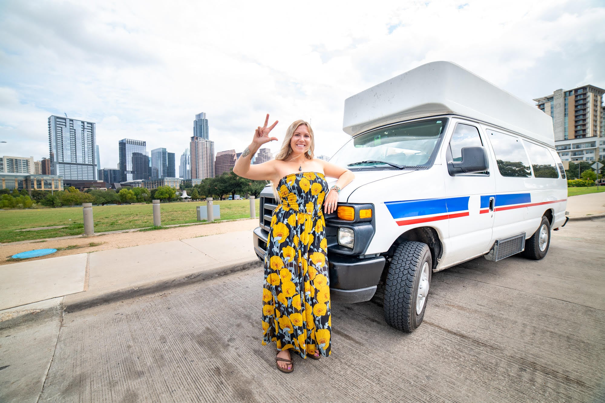 Manifesting Van Life & Her Super Cool Shower Set Up 4