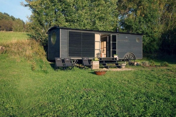 258 Sq. Ft. Maringotka Modern Wagon Tiny House