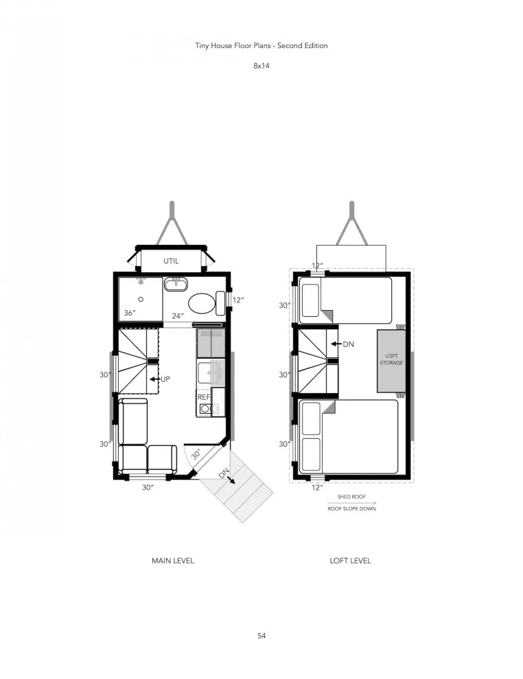 Michael Janzens Tiny House Floor Plans Book 2nd Edition 2021 002