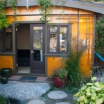 exterior view of garden cottage