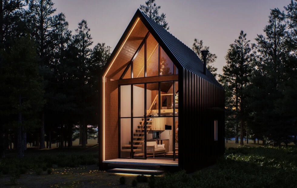 Modern Small Cabin Floor Plans