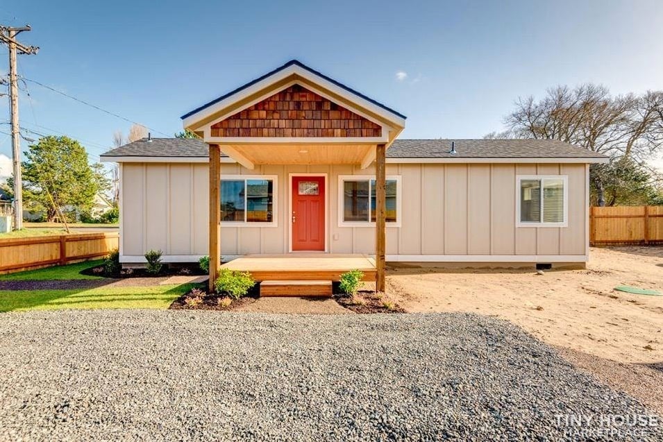 Model C 400-sq.-ft. Tiny House on a Foundation by Wolf Industries 001