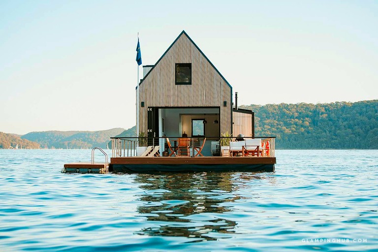 Modern Floating Villa near Sydney via Glamping Hub