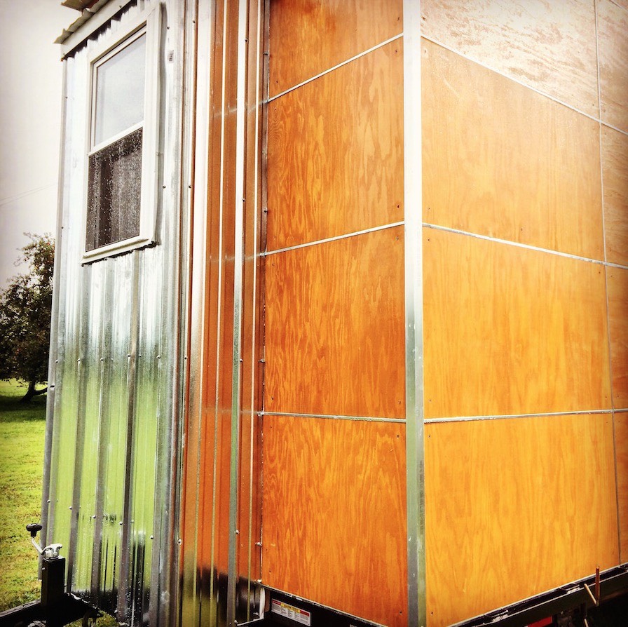 View of Modern, Off-Grid Tiny House on Wheels For Sale