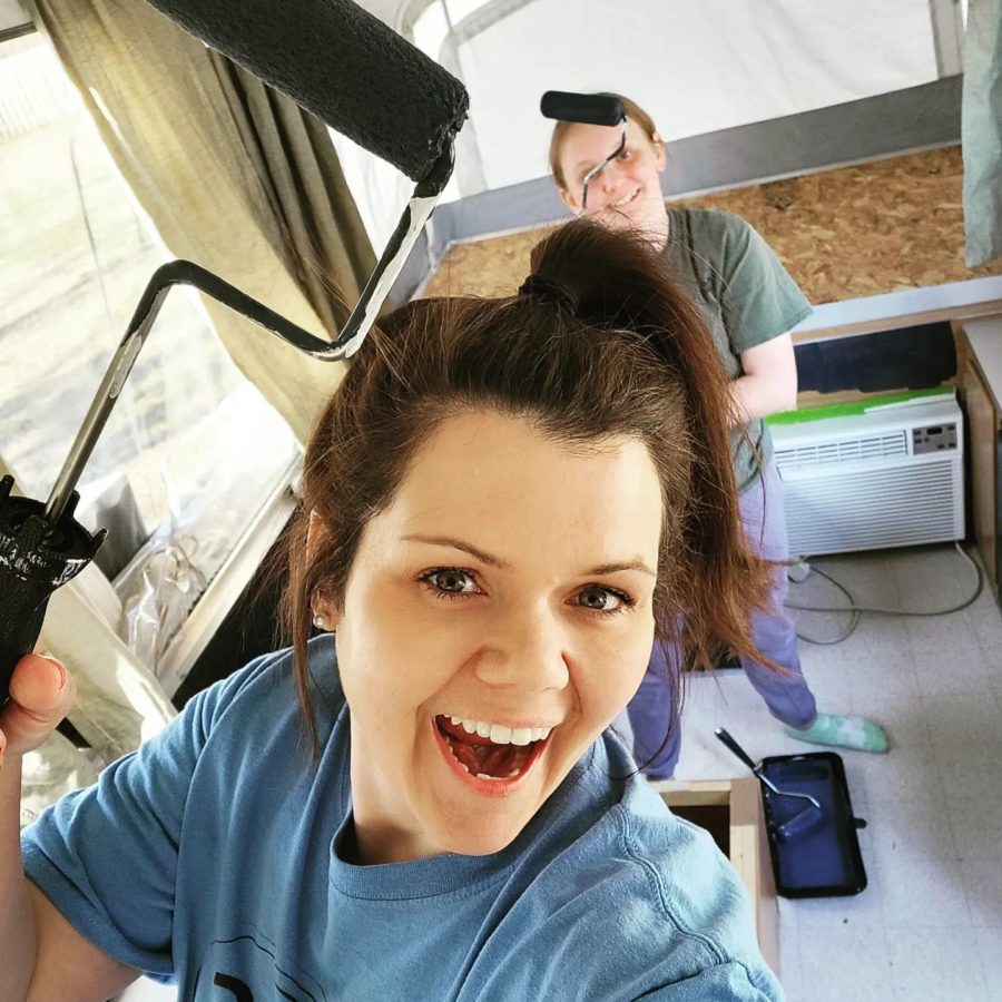 Mother & Daughter’s Pop Up Camper Makeover
