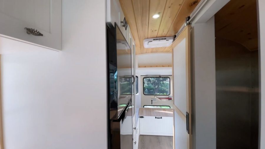 Movable Roots School Bus Conversion 007