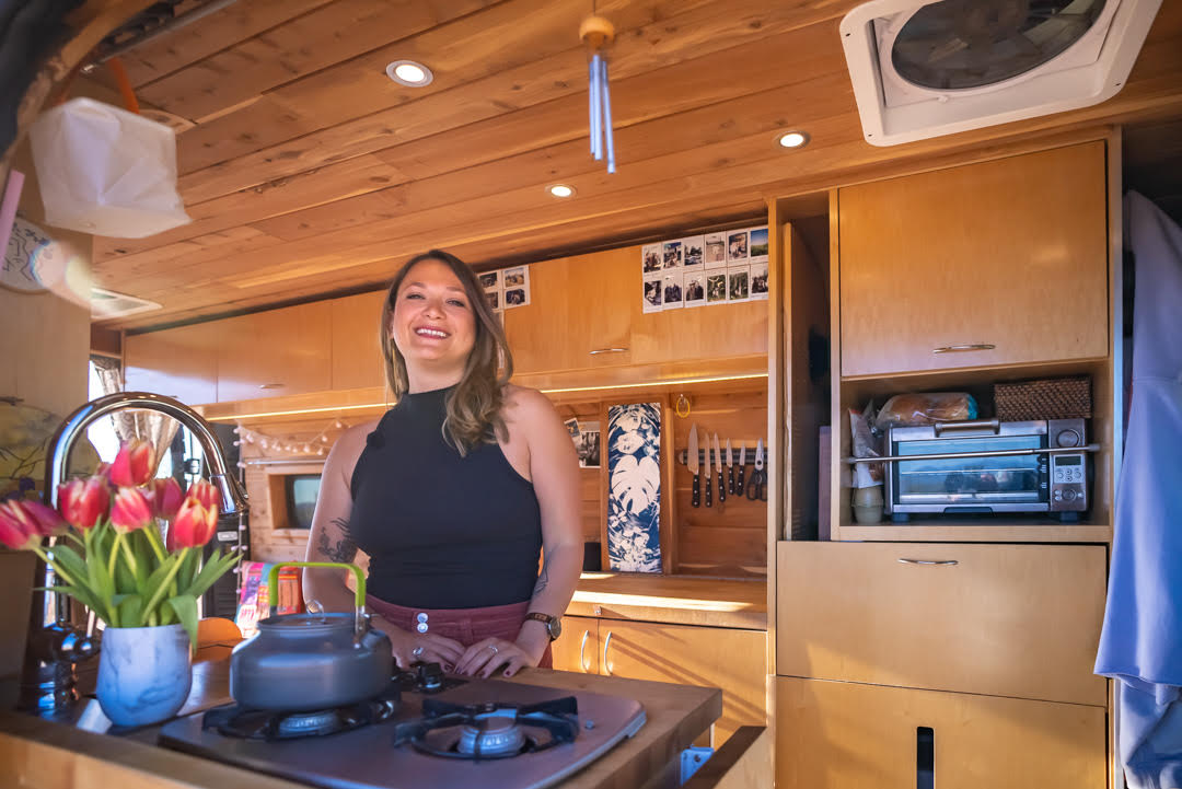 Murphy Bed & Amazing Storage in Freelancer’s Awesome Van 2