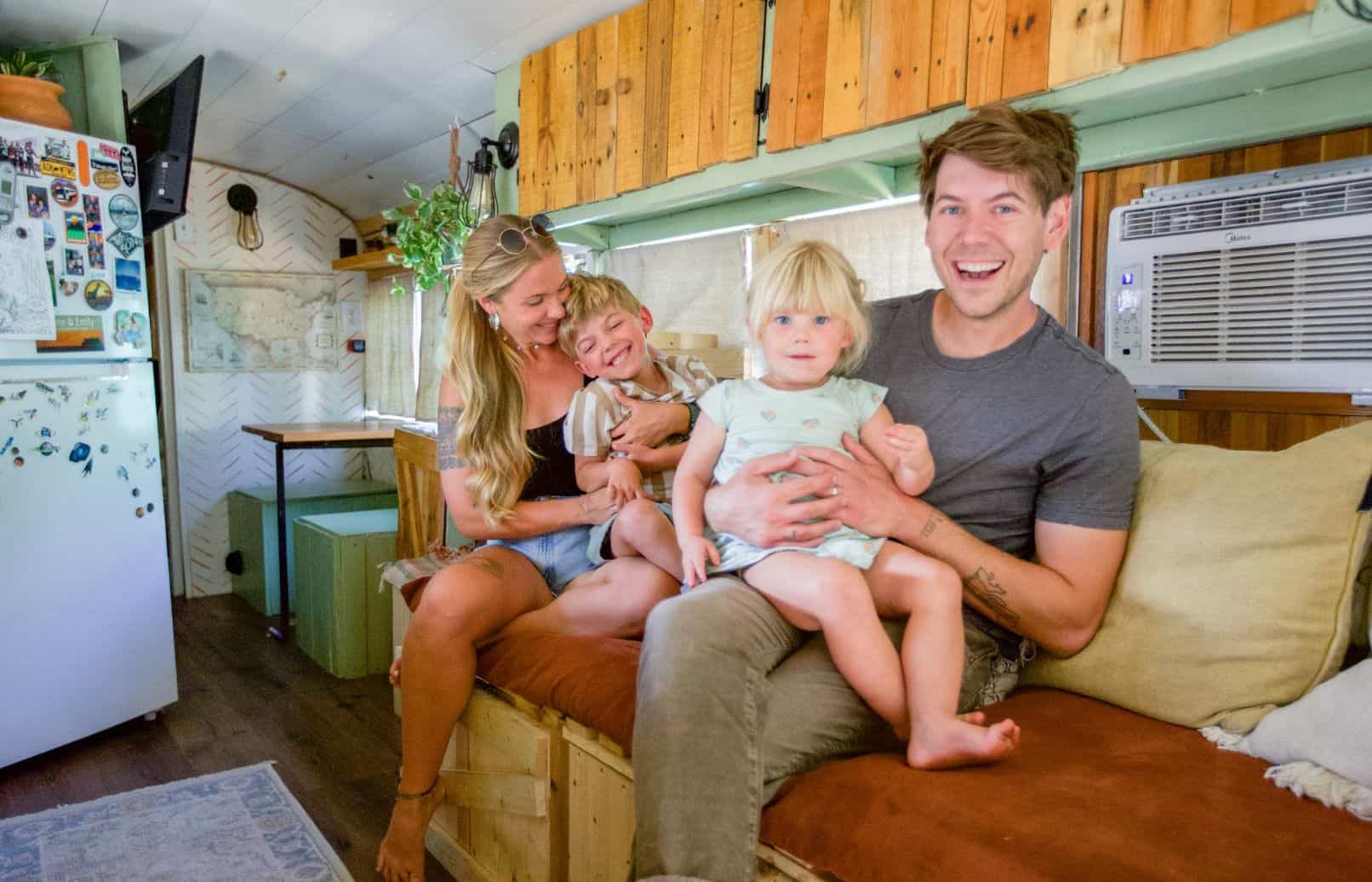 Tiny House Family Living – Musicians & Kids in Their Bus