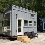 Genesis Tiny House exterior with modern design and small footprint.
