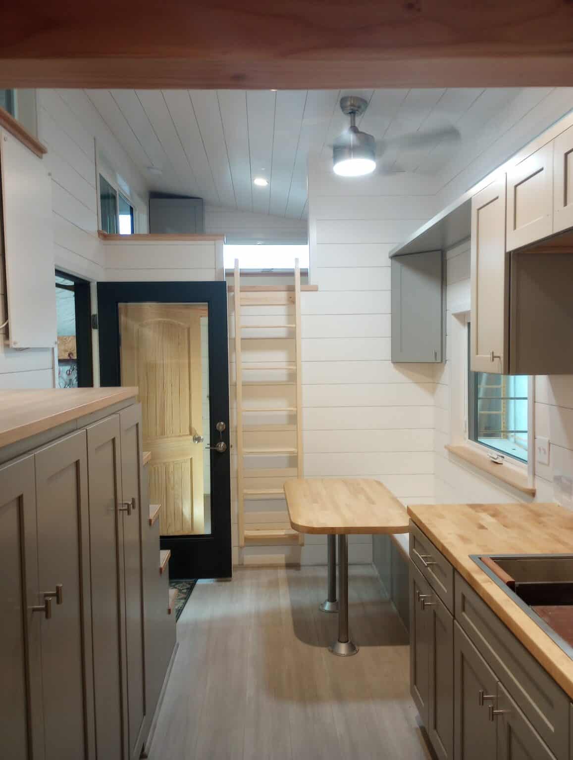 This First Floor Bedroom Tiny House has 3 Sleeping Areas
