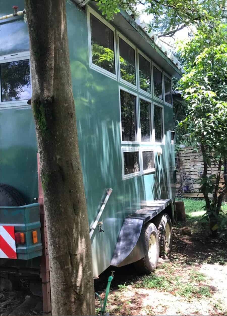 Tiny House with Standing Loft in Kenya for Sale.