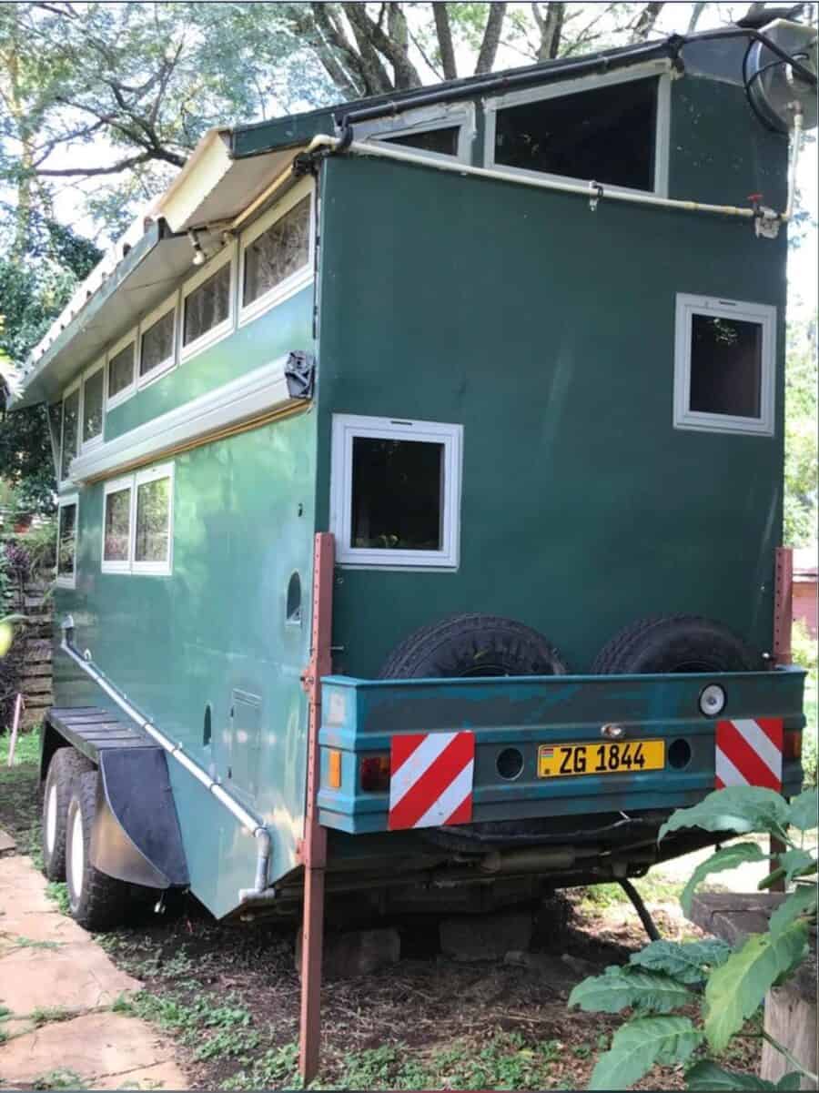 Tiny house with standing loft, eco-friendly design, and compact living space. Perfect for small spac.