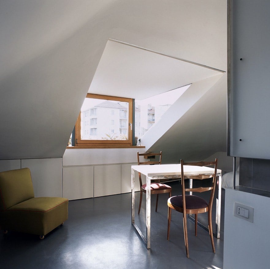 Attic Space Converted into 322 Sq. Ft. Loft Apartment