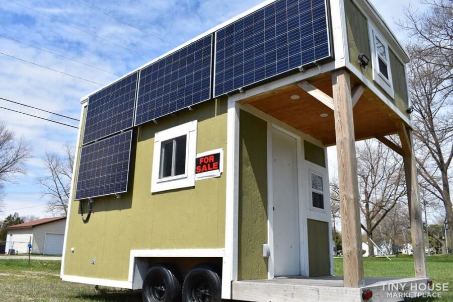 New Off Grid Tiny House For Sale with Solar Panels 001