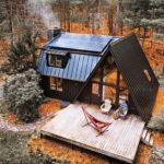 Off Grid A-frame Cabin in the Catskills 001