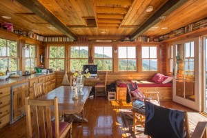 Image showcasing Off-Grid Lookout Tower Cabin in Tiller