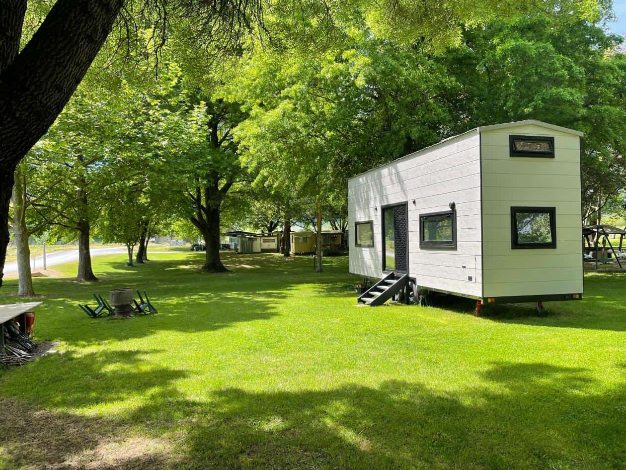 Tiny House in a Green Park Setting