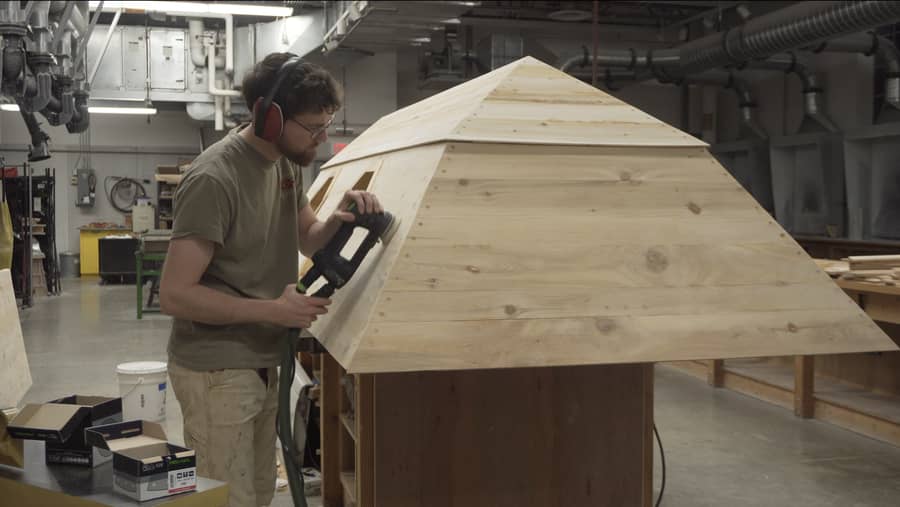 Painter Builds Truck Bed Beehive Mobile Studio & Home 17