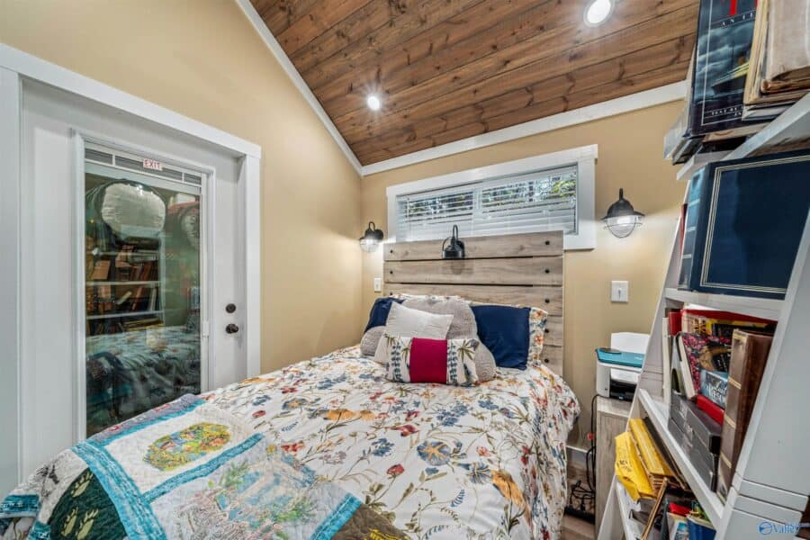 Additional interior view showing storage and living space