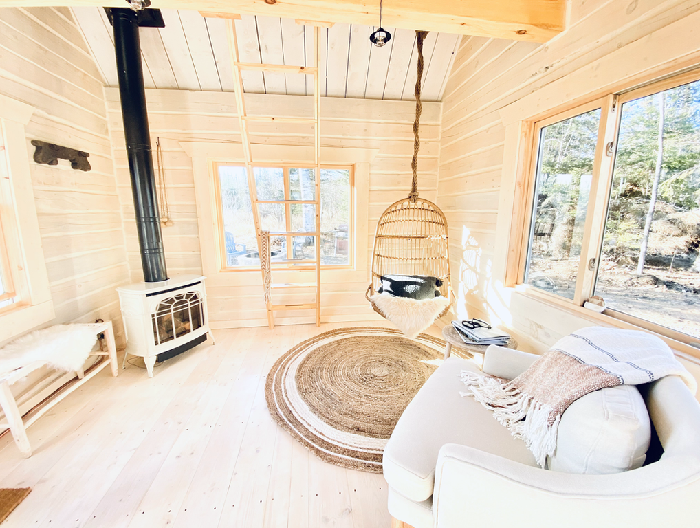 Bright and Primitive Patagonia Cabin