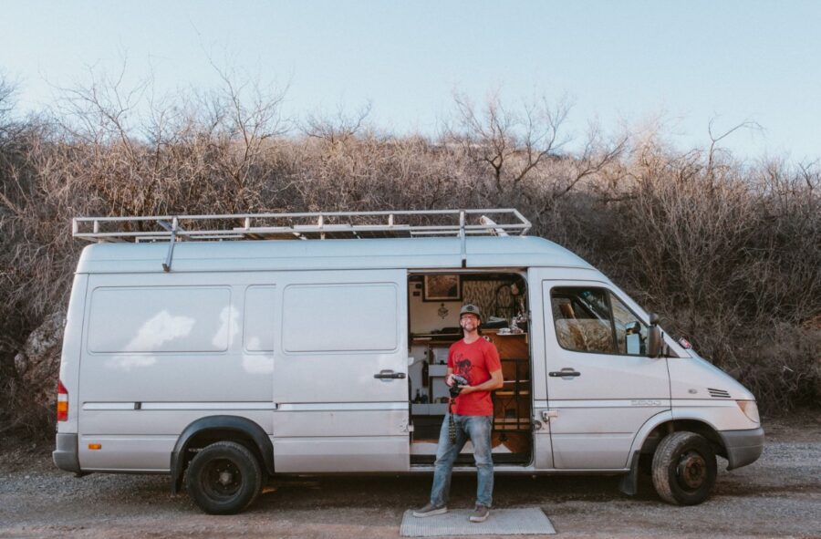 Photography & Mountain Biking in His Awesome Van Build 2