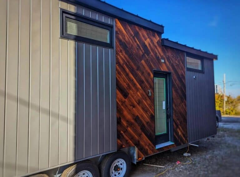 A tiny home by Acorn Tiny Homes