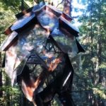 Pinecone Treehouse Suspended Among Redwoods 003