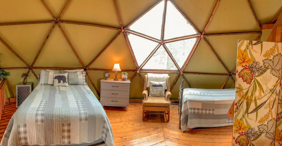 Private Geodesic Dome On 40 Acres With Hot Tub & Pond 5